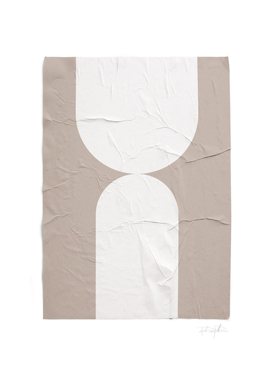 Shapes and wrinkles poster