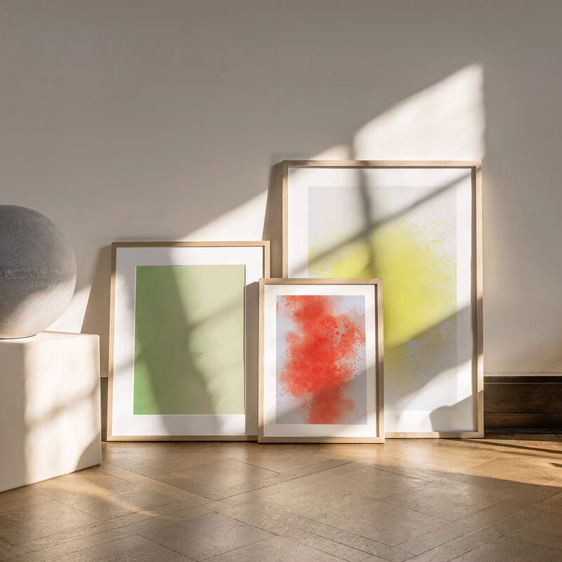 Colour splash poster orange