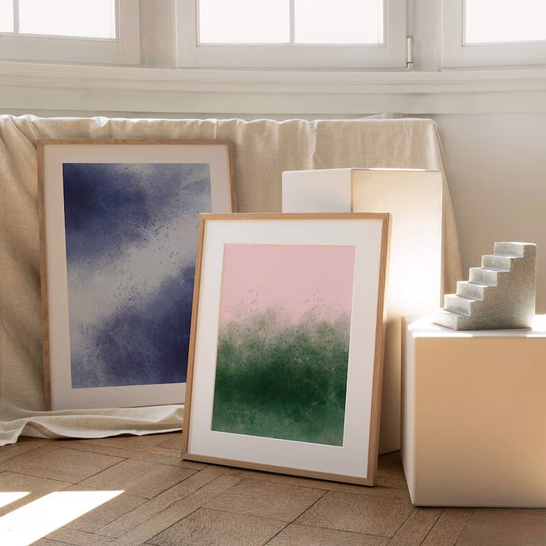 Colour splash poster rosa