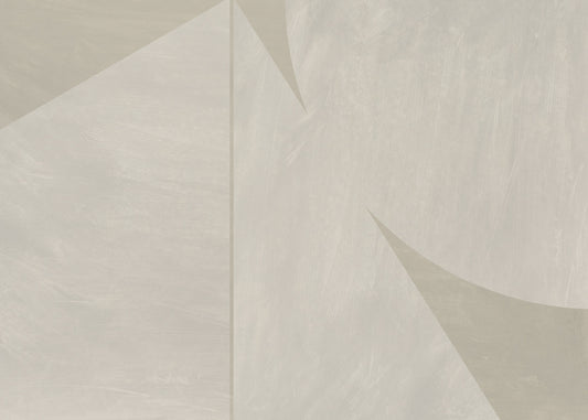 Geokollision struktur poster greige